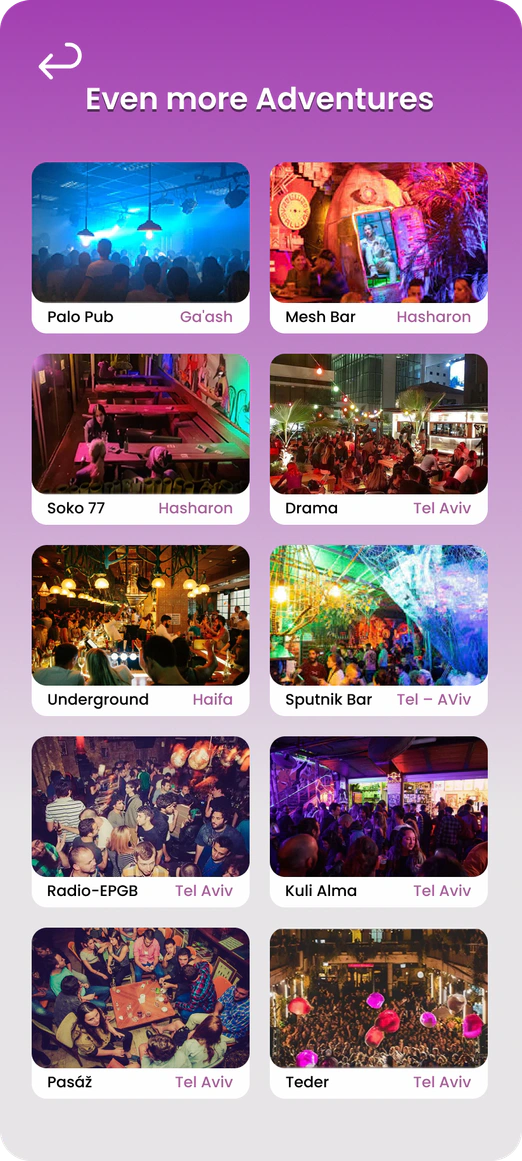 Mood Match group options screen