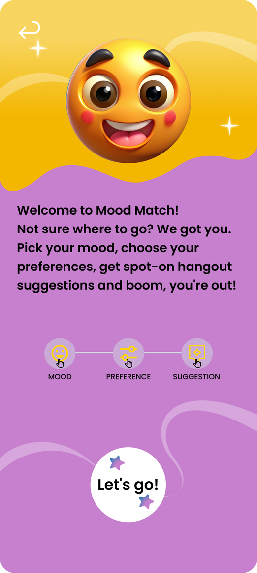 Mood Match guide screen